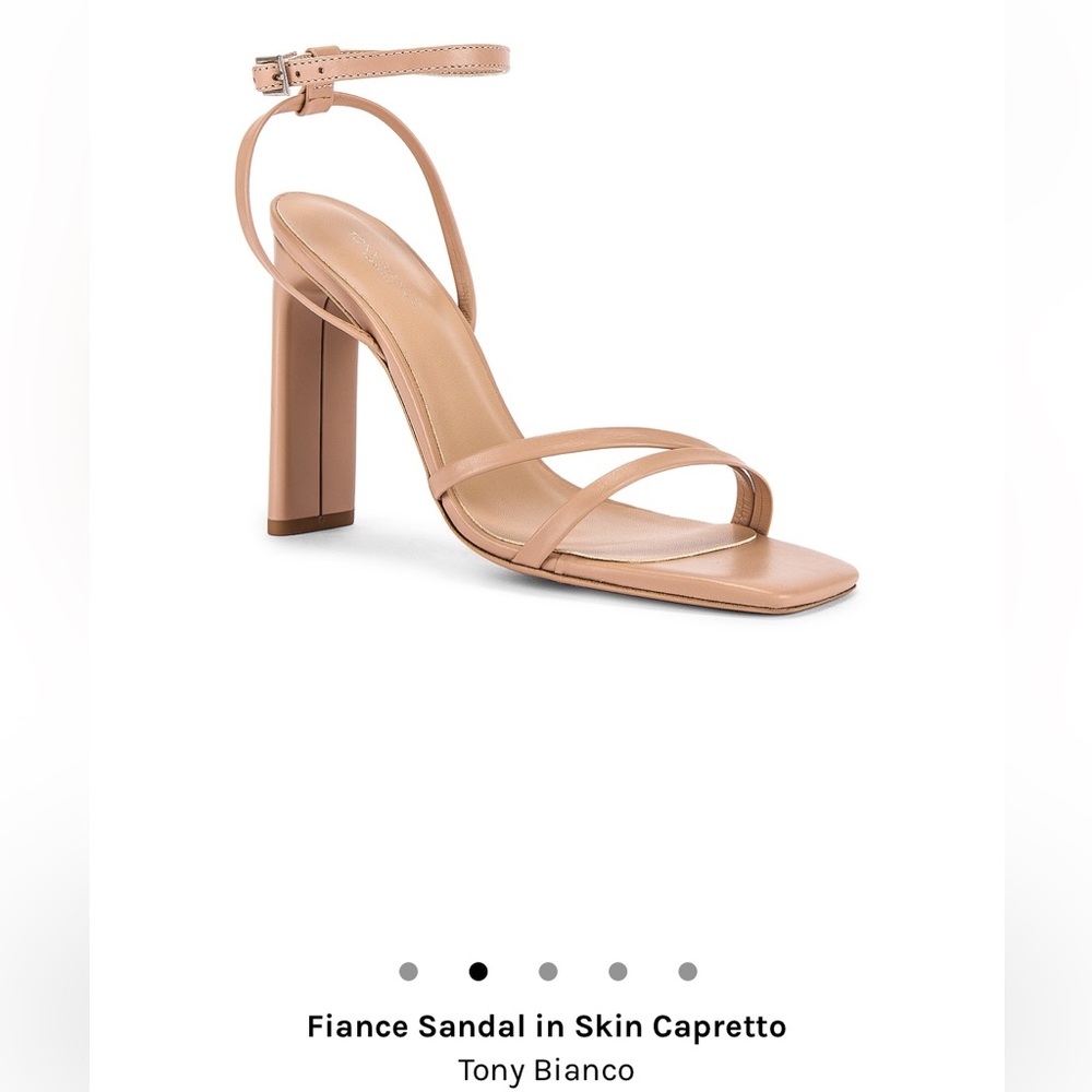 Tony Bianco Fiance Sandal in Skin Capretto